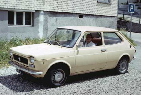 Car Rental Fiat 127 not the best The little yellow fiat 127