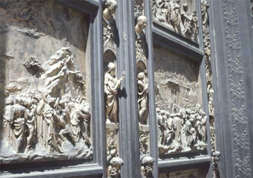 Bernini's Bronze Doors, Baptistry, Florence 